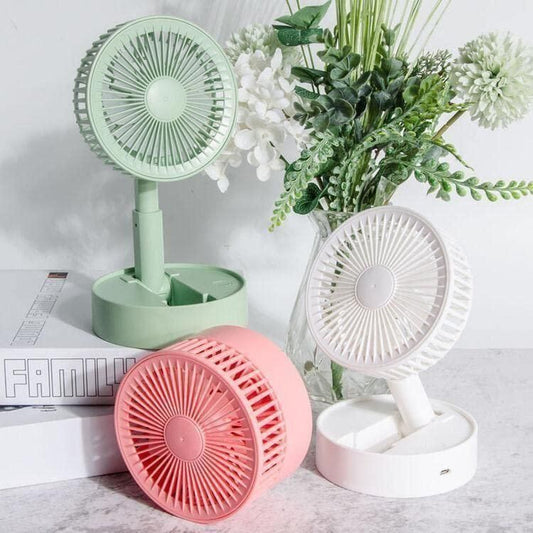 : 🔥 UltraCool™ Telescopic Rechargeable Standing Fan – Adjustable Height | Whisper-Quiet | Cordless Power for Cool Comfort Anywhere! 🔥