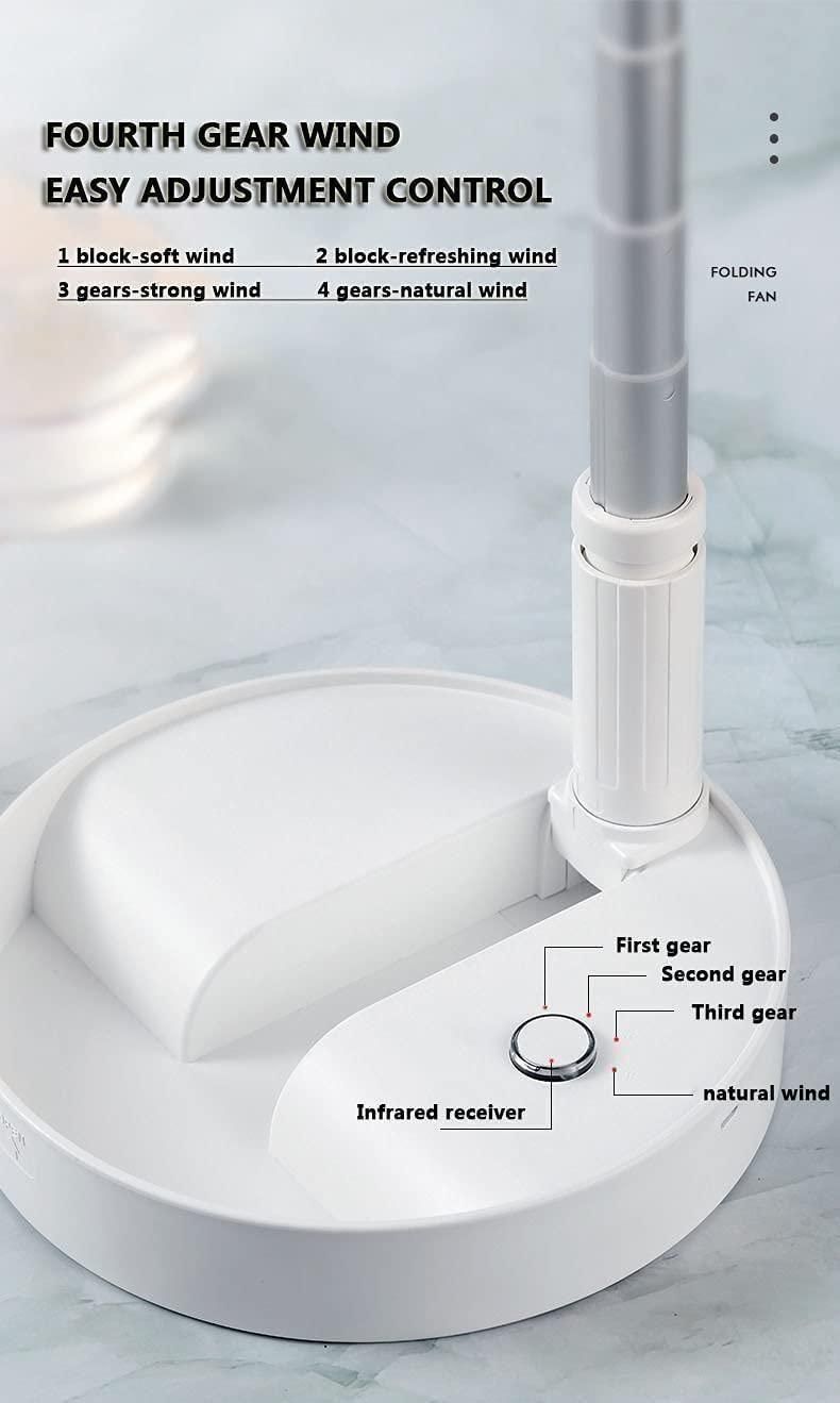 : 🔥 UltraCool™ Telescopic Rechargeable Standing Fan – Adjustable Height | Whisper-Quiet | Cordless Power for Cool Comfort Anywhere! 🔥