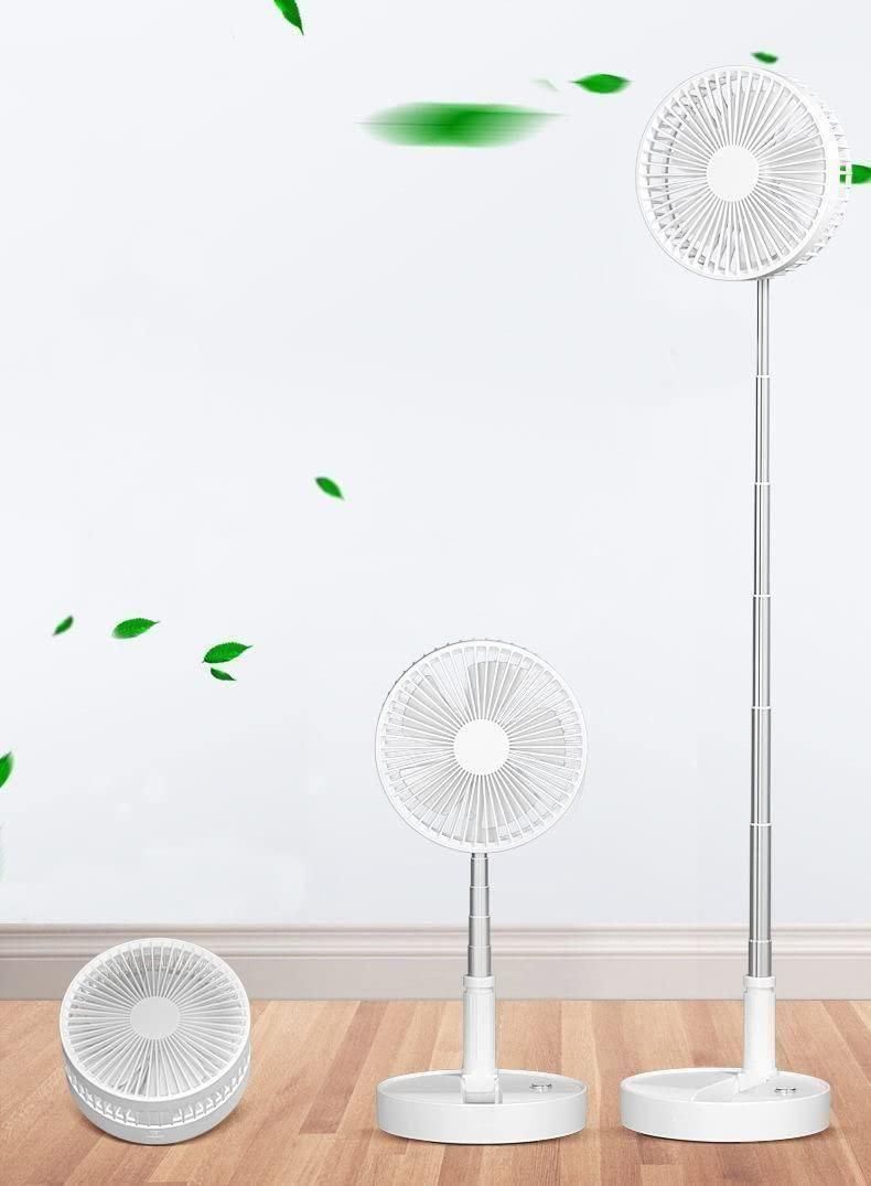 : 🔥 UltraCool™ Telescopic Rechargeable Standing Fan – Adjustable Height | Whisper-Quiet | Cordless Power for Cool Comfort Anywhere! 🔥