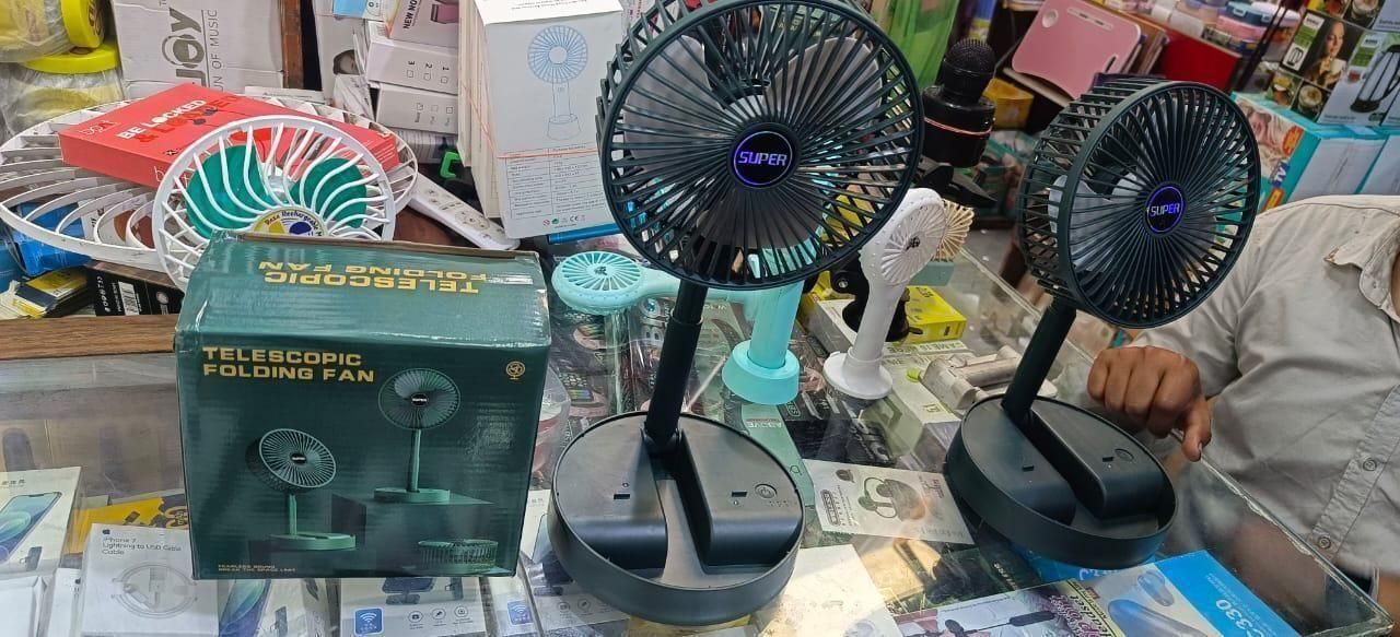 : 🔥 UltraCool™ Telescopic Rechargeable Standing Fan – Adjustable Height | Whisper-Quiet | Cordless Power for Cool Comfort Anywhere! 🔥
